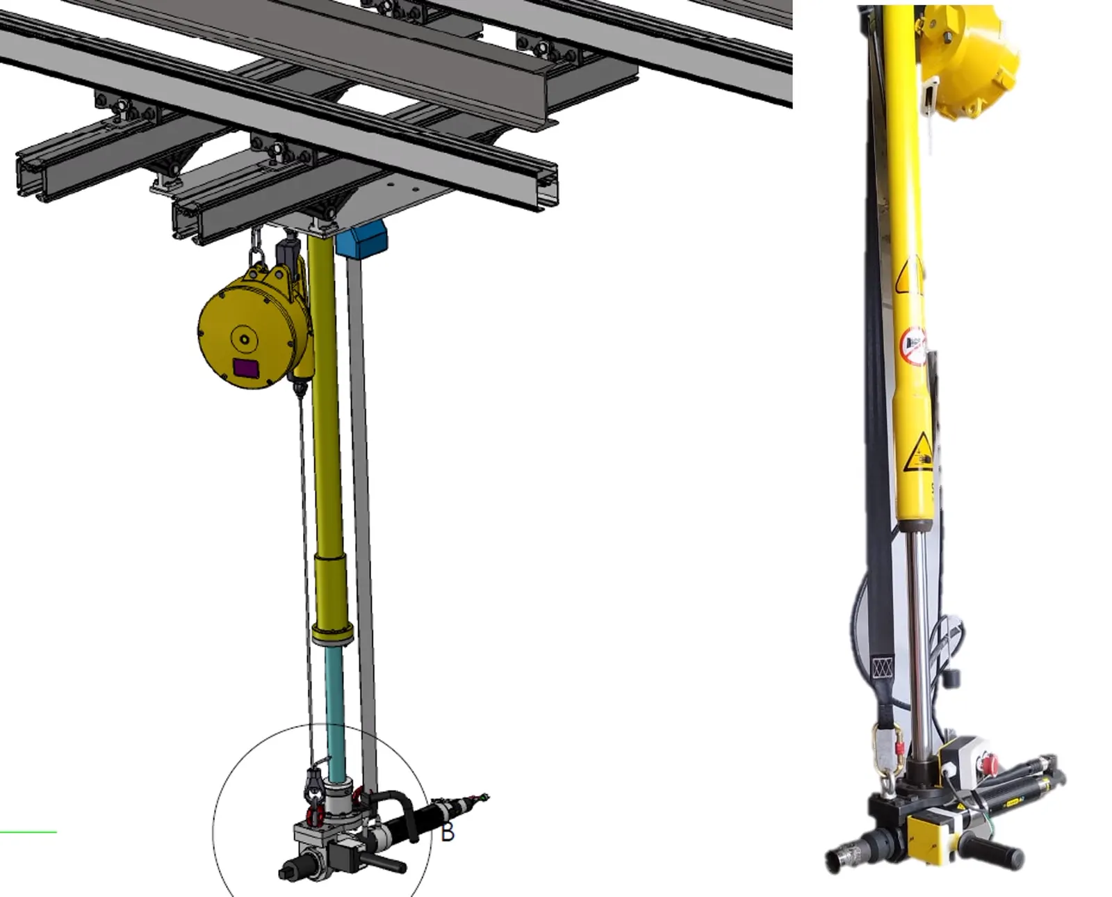 Torque tube cylinder valve tightening SPM
