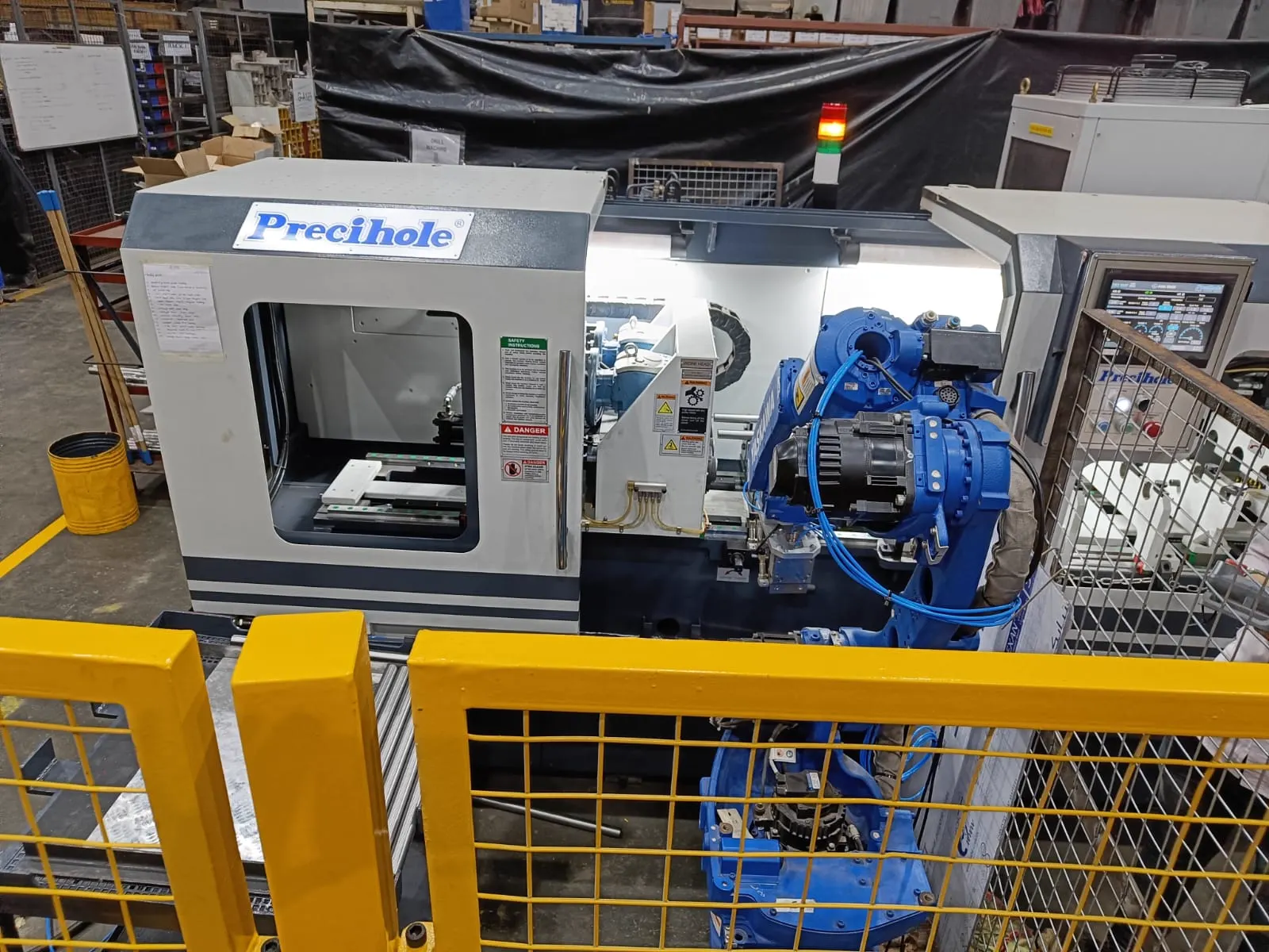 Robotic handling cell loading components