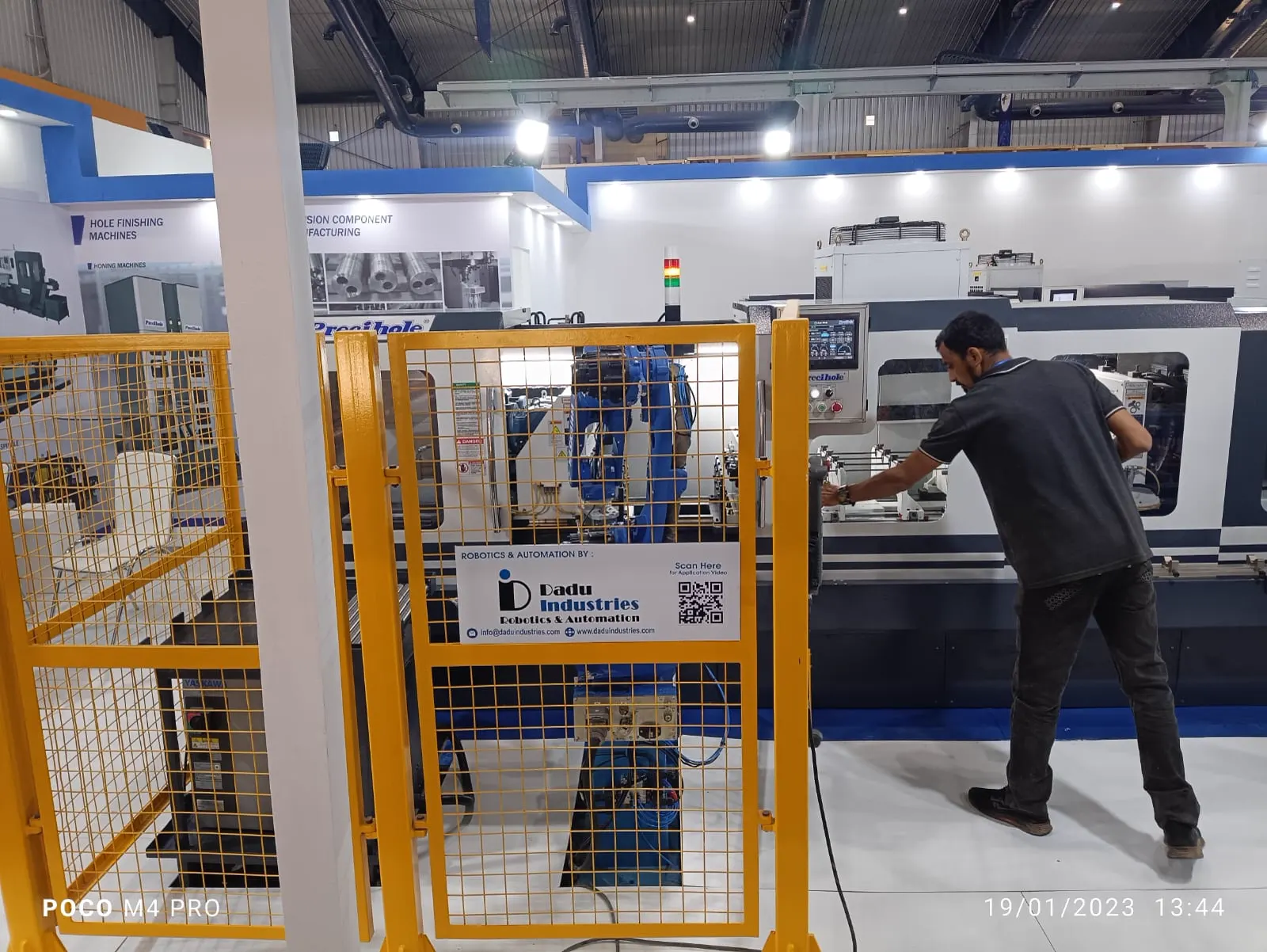 Custom gripper designed for part handling
