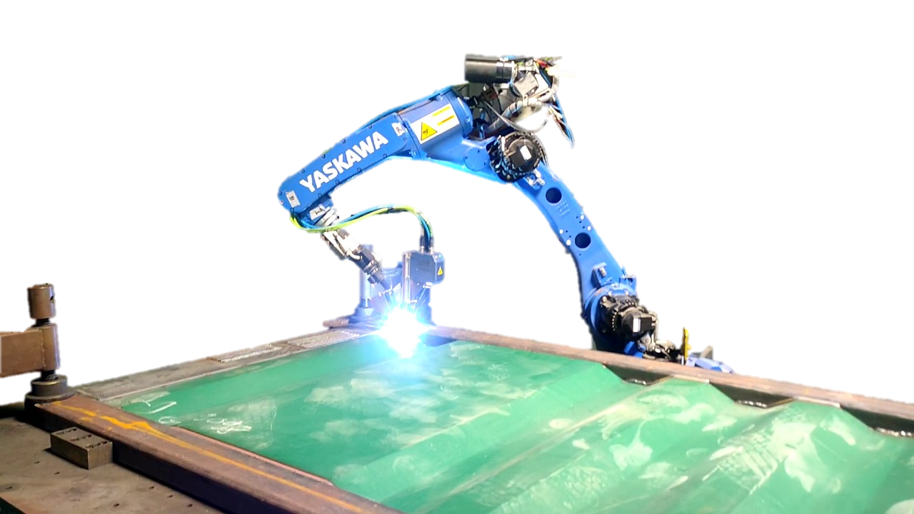 Robotic TIG welding cell for electrical junction boxes